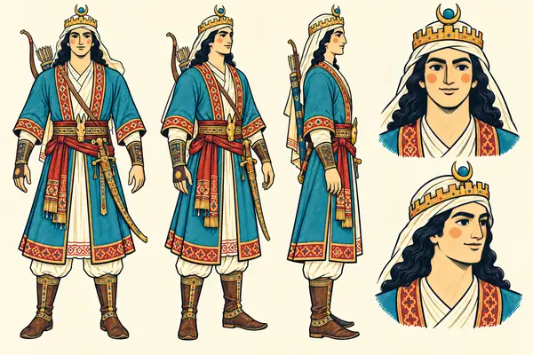 Bahram Goor, identity sheet: Youth