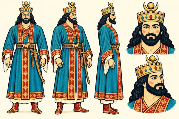 Bahram Goor, identity sheet: Mature king