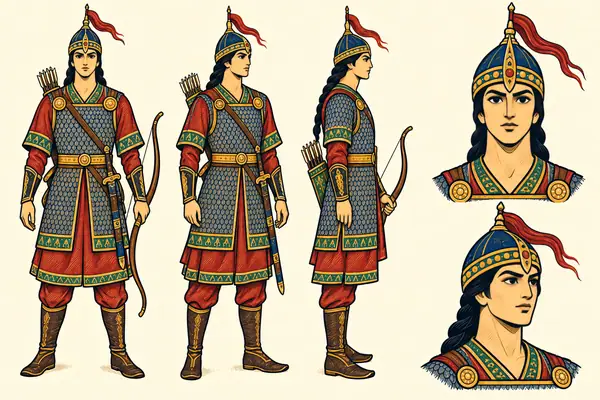 Barman (son of Viseh), identity sheet: Young adult (~20)