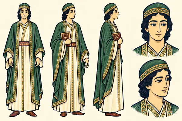 Bozorgmehr, identity sheet: Youth pupil (~15)