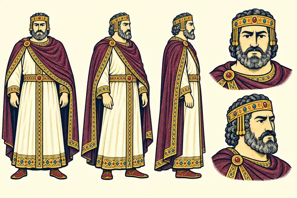 Caesar (of Goshtasb's time), identity sheet: Mature ruler