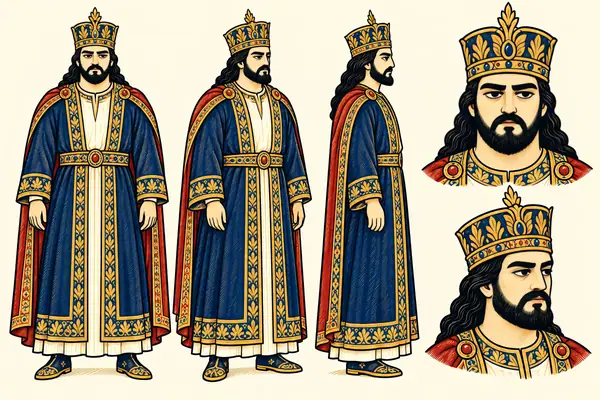 Dara, identity sheet: Young king