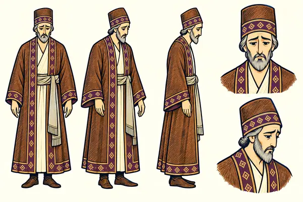 Envoy of Salm and Tur, identity sheet: Mature envoy
