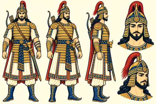 Esfandiyar, identity sheet: Prince in his prime