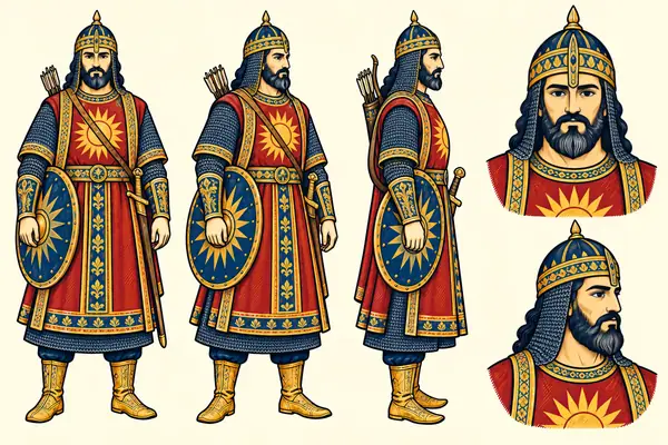 Fariborz, identity sheet: Mature prince