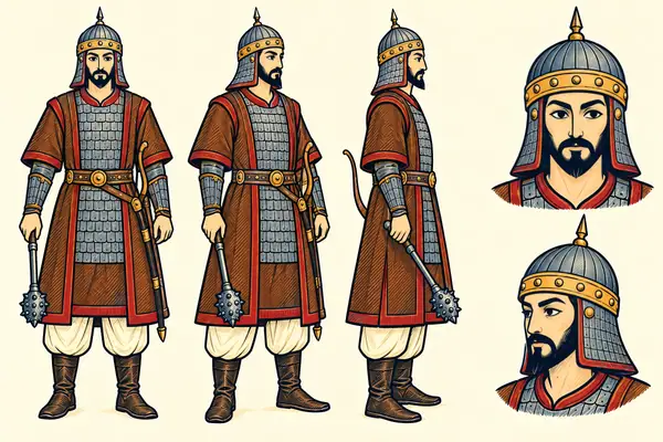 Galinush, identity sheet: Mature warden