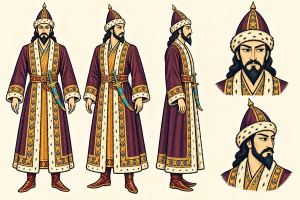 Garsivaz, identity sheet: Mature prince (B9)
