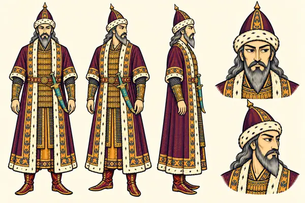 Garsivaz, identity sheet: Older captor and captive (C2-C4)