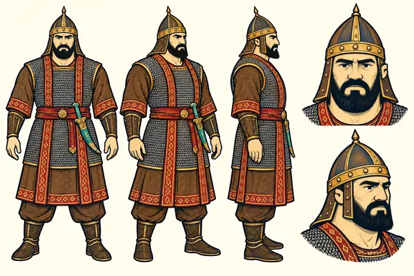 Gurvi Zereh, identity sheet: Warrior (B9)