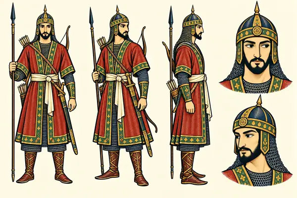 Hajir, identity sheet: Young warrior