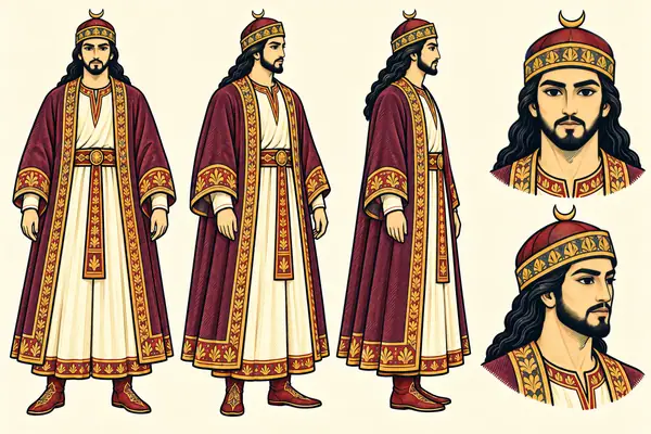 Hormizd (son of Anooshirvan), identity sheet: Young prince-heir (~20)