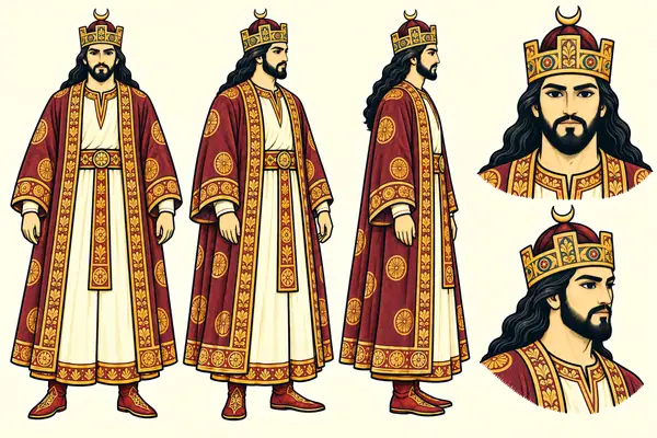 Hormizd (son of Anooshirvan), identity sheet: King in his prime (~25–40)