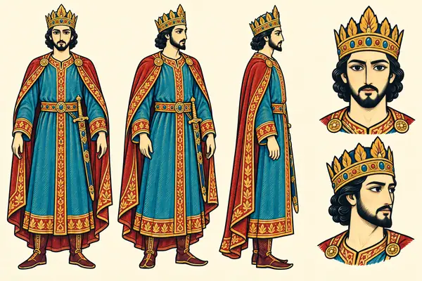 Iskandar, identity sheet: Young king