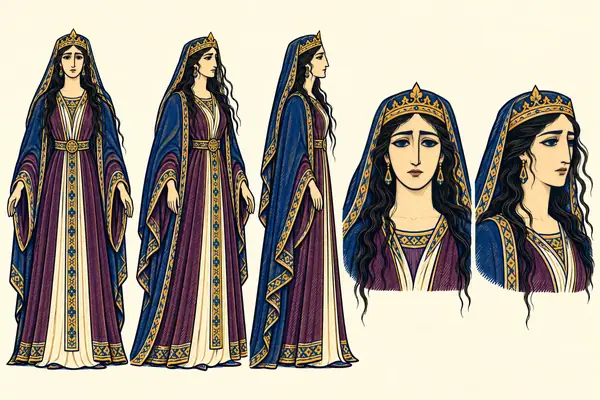 Katayun, identity sheet: Mature queen