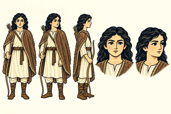 Kay Khosrow, identity sheet: Shepherd boy (~10-12)