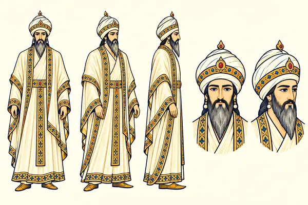 Kayd, identity sheet: Mature king