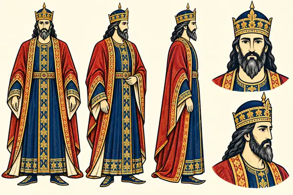 Lohrasp, identity sheet: Mature king