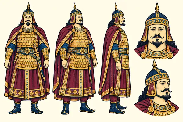 Mahwi, identity sheet: Mature marzban (~45–50)