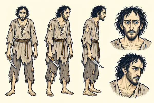 Mehr, identity sheet: Adult wretch