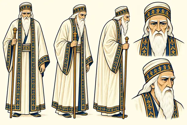 Mehran Setad, identity sheet: Very old sage (~85+)