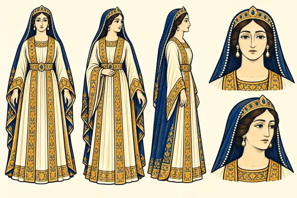 Nahid (of Rum), identity sheet: Mature to older woman
