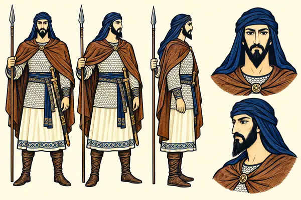 Numan, identity sheet: Adult chief