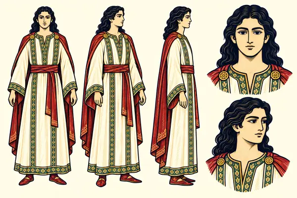 Nushzad, identity sheet: Youth (~16–18)