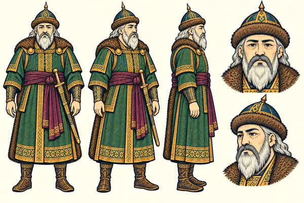 Piran, identity sheet: Old commander (notched ear)