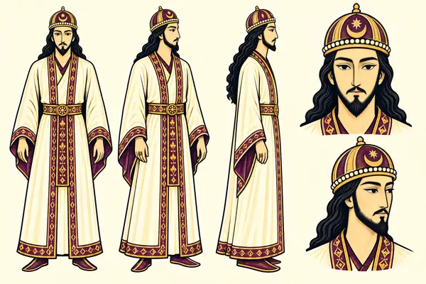 Qobad (Pirooz’s son), identity sheet: Youth