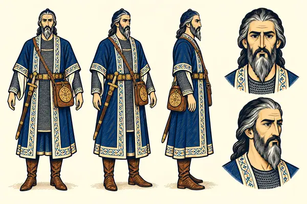 Rostam (Hormizd’s son), identity sheet: Mature commander (~50)