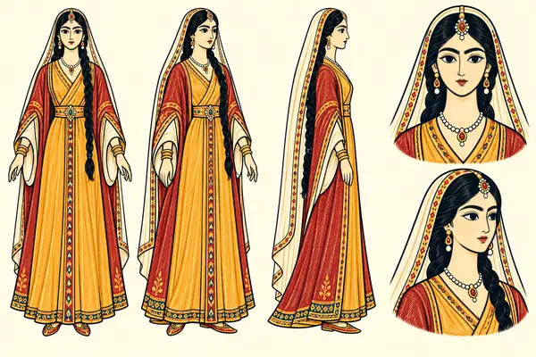 Sapinud, identity sheet: Young woman
