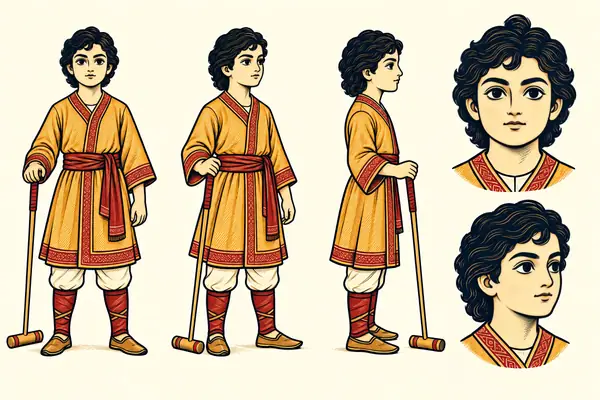 Shapur (son of Ardeshir), identity sheet: Child