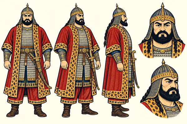 Tazhav, identity sheet: Mature marzban