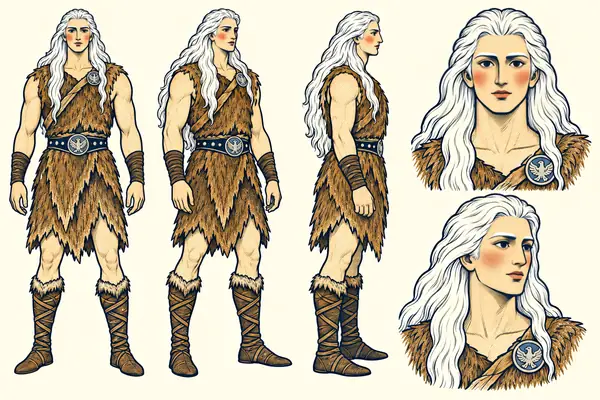 Zal, identity sheet: Wild youth of Alborz