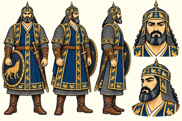 Zangeh, identity sheet: Mature champion