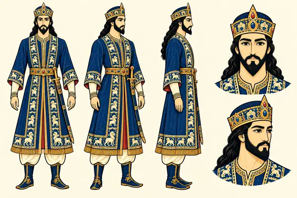 Zarir, identity sheet: Young prince