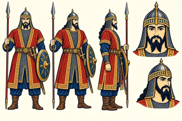 Zavareh, identity sheet: Young warrior