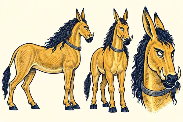 Akvan, identity sheet: Golden onager form