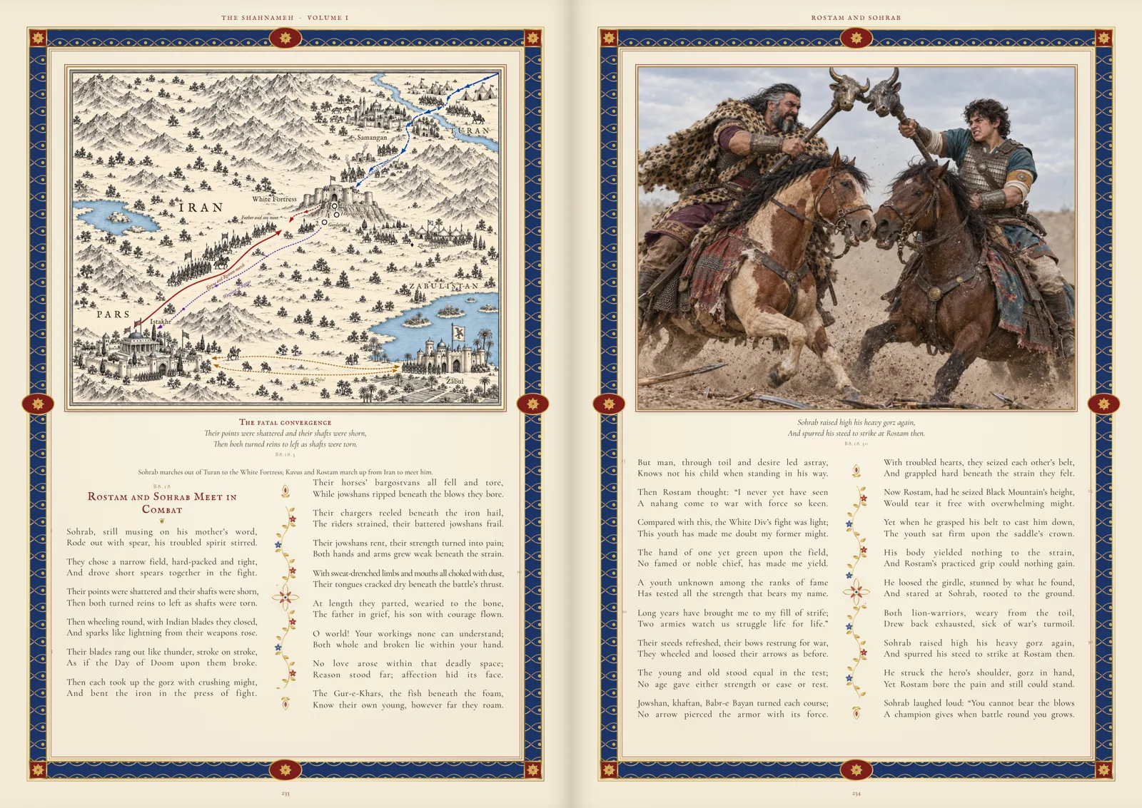Spread 4 of the Illuminated Edition: The Fatal Convergence