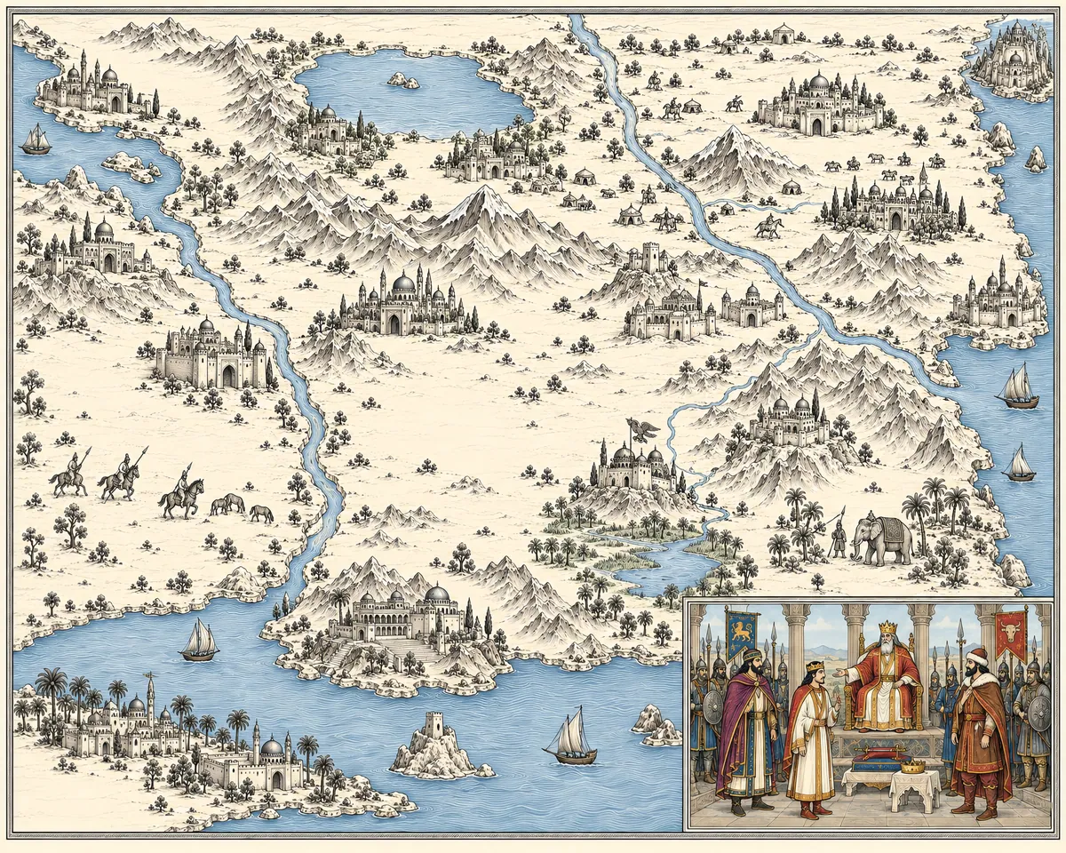 Map: The World of the First Kings
