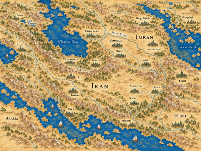Map: The World as the Heroic Cycle Nears Its End